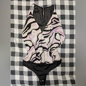 Dynamite Abstract Swirl Bodysuit